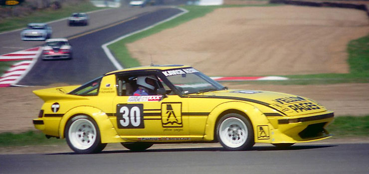 Carey McMahon Yellow Pages Mazda RX7